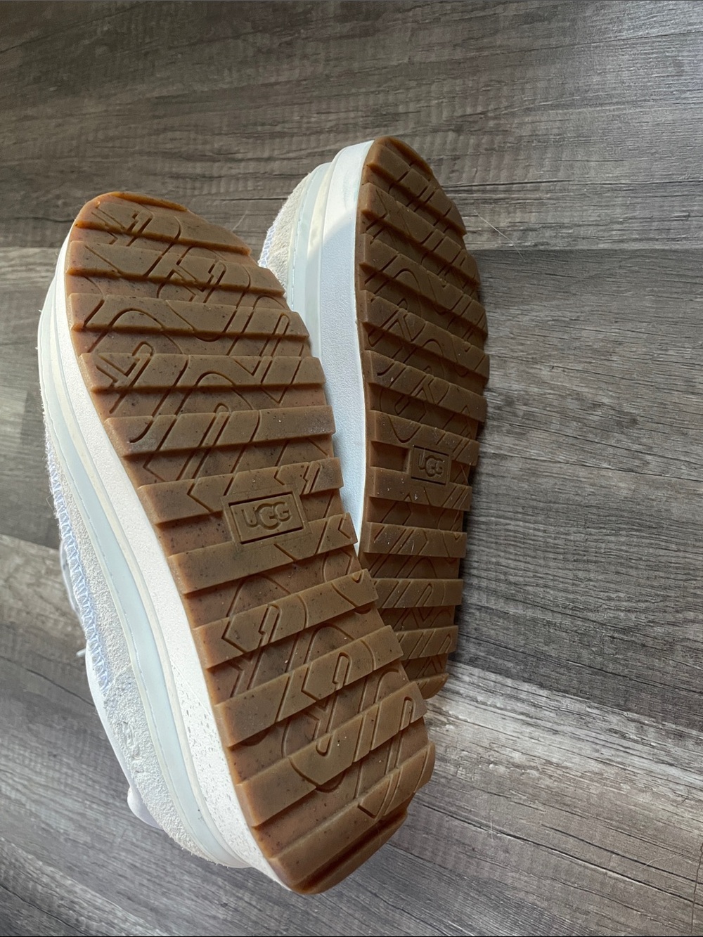 UGG Women's Cream Platform Lace-Up Sneakers - Picture 4 of 4